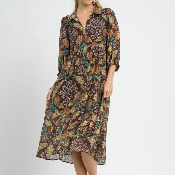 Floral Bohemian Maxi Dress - Picture 7 of 10